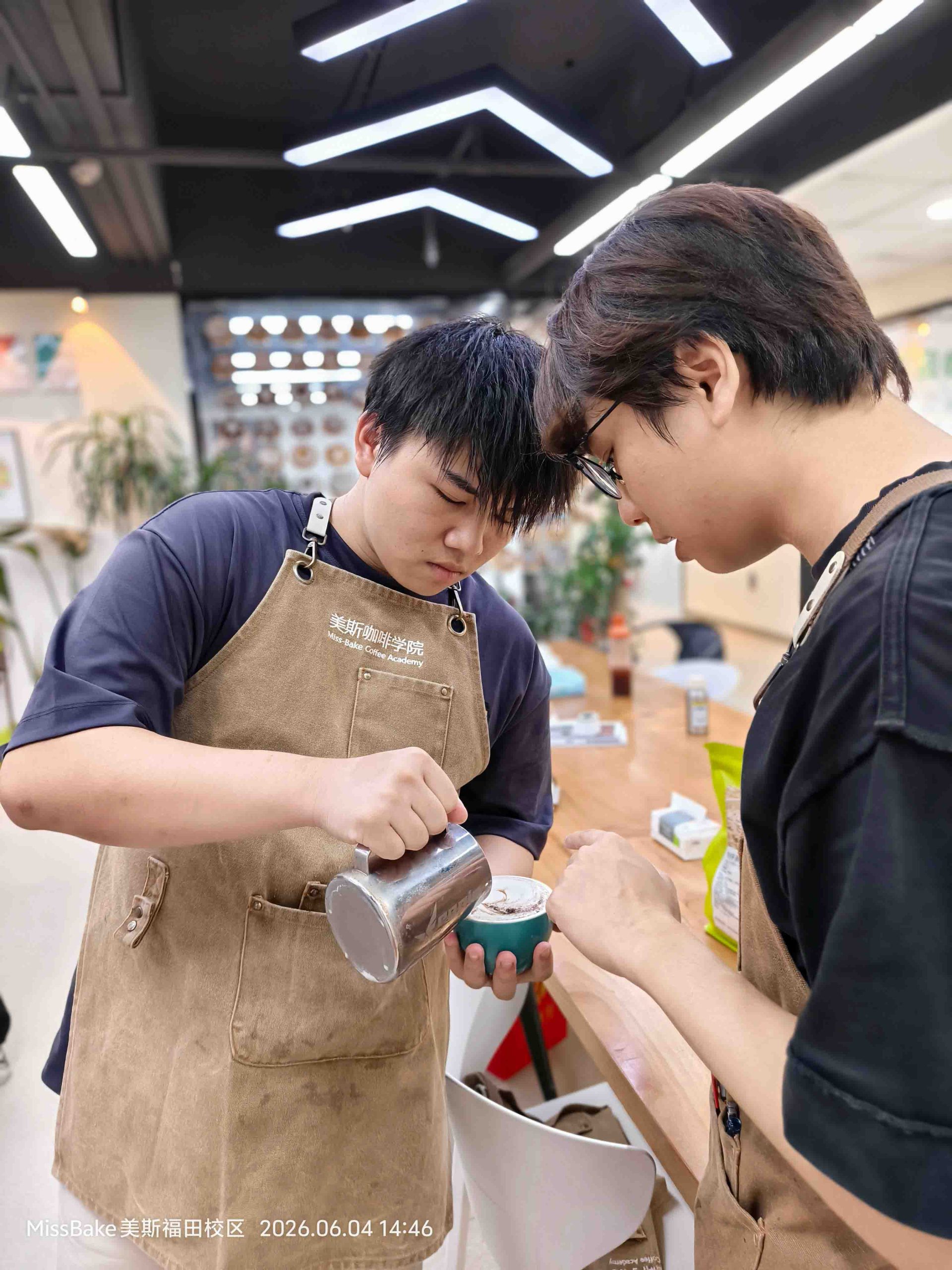 美斯咖啡培训学员作品